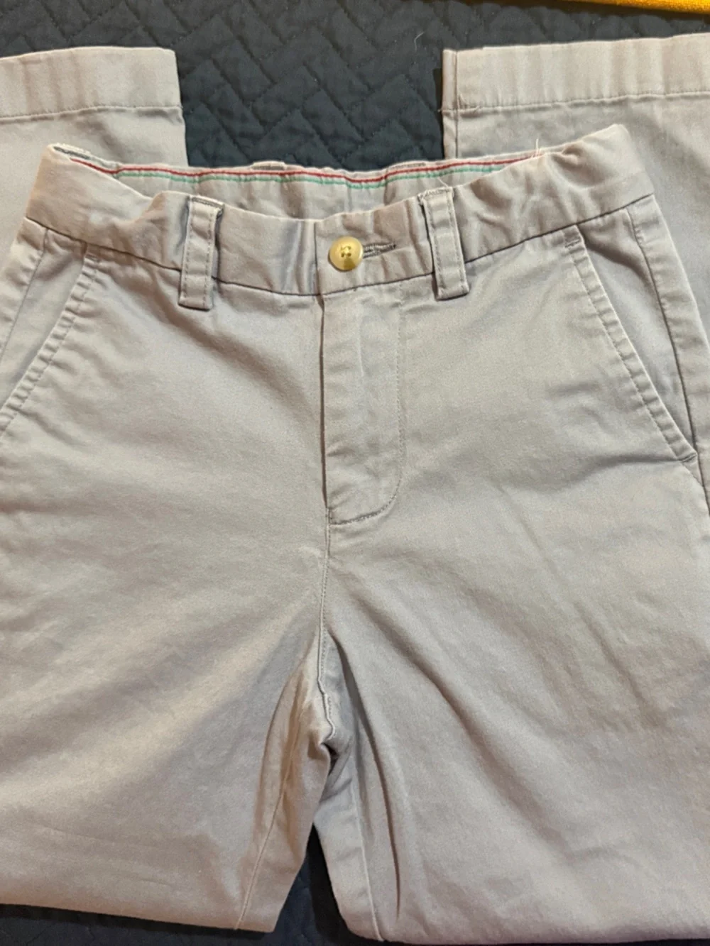 Southern Tide Boys Sz 6 Chino Pants Cotton Stretch Adjustable Waist Preppy - Picture 4 of 4